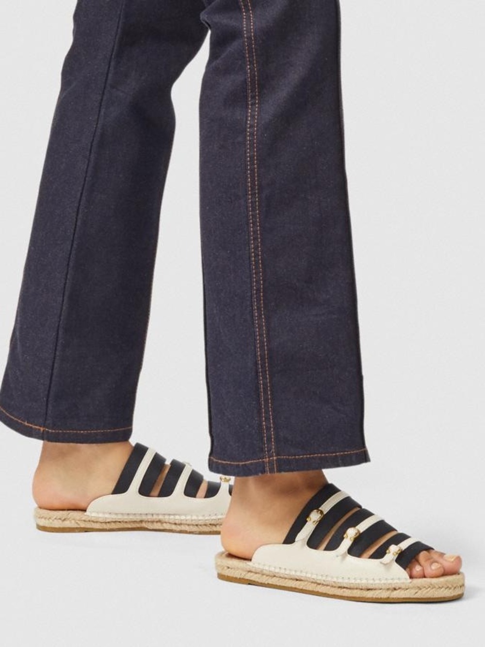 Coach Devon Espadrille Women’s Size 9 Slip On Strappy Slides Flats